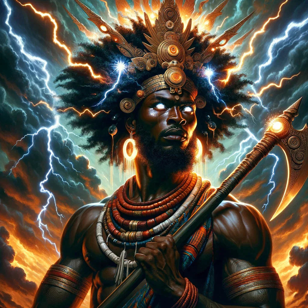 Shango - The Thunderous Echoes of Justice and Strength | Rebellis Alchemy